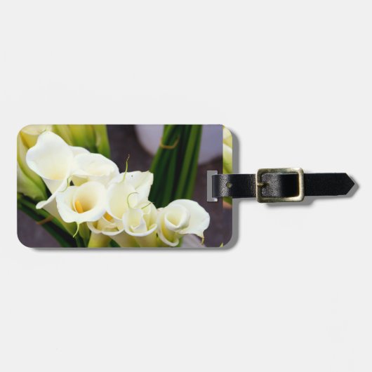 Calla Liliengepäck Gepäckanhänger (Vorderseite horizontal)
