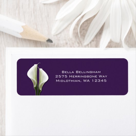 Calla Lilies Address Labels (Insitu)