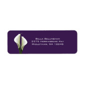 Calla Lilies Address Labels (Vorne)