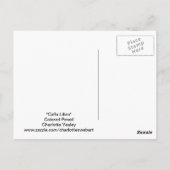 Calla Lilies Art Postcard Postkarte (Rückseite)