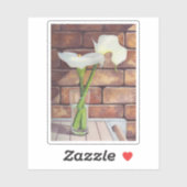 Calla Lilies Aufkleber (Blatt)