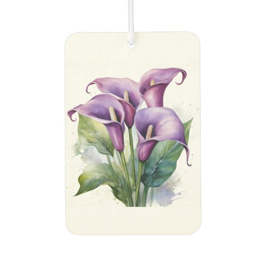 Calla Lilies Autolufterfrischer (Vorderseite)