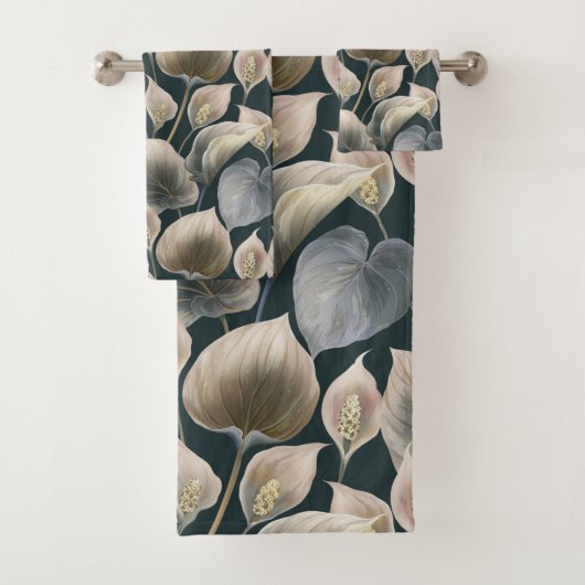Calla lilies badhandtuch set (Insitu)