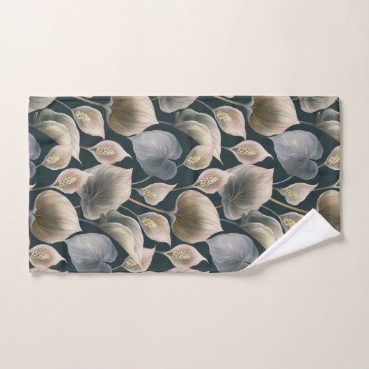 Calla lilies badhandtuch set (Handtuch)