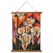Calla Lilies Geometrische Kunst Abstrakt in braune