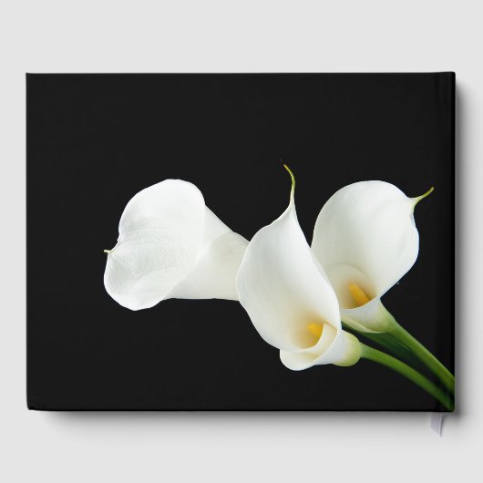 Calla Lilies Guest Book Gästebuch (Rückseite)