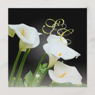 Calla lilies, Hochzeit Einladungen