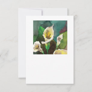 Calla Lilies Karte