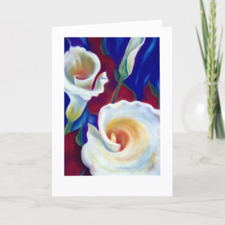 Calla Lilies Karte