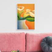 Calla Lilies Leinwand (Insitu (Wohnzimmer))