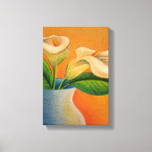Calla Lilies Leinwand (Vorderseite)