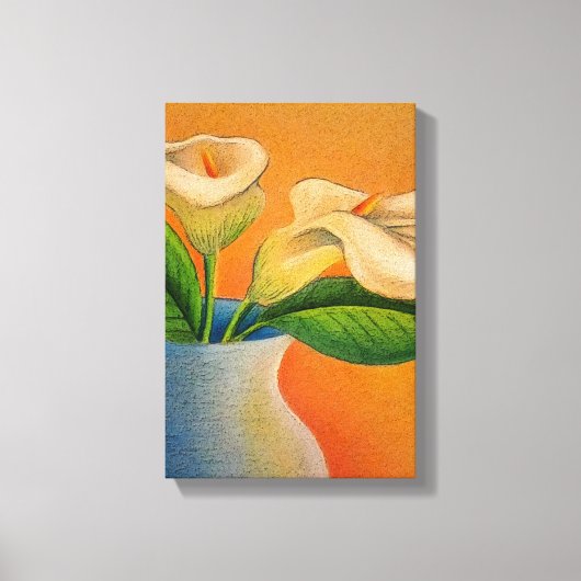 Calla Lilies Leinwand (Vorderseite)