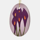 Calla Lilies (Lila) (Türknall) Keramikornament (Links)