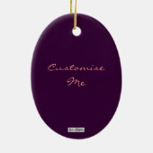 Calla Lilies (Lila) (Türknall) Keramikornament (Hinten)