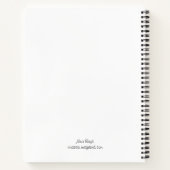 Calla Lilies Notebook Notizblock (Rückseite)