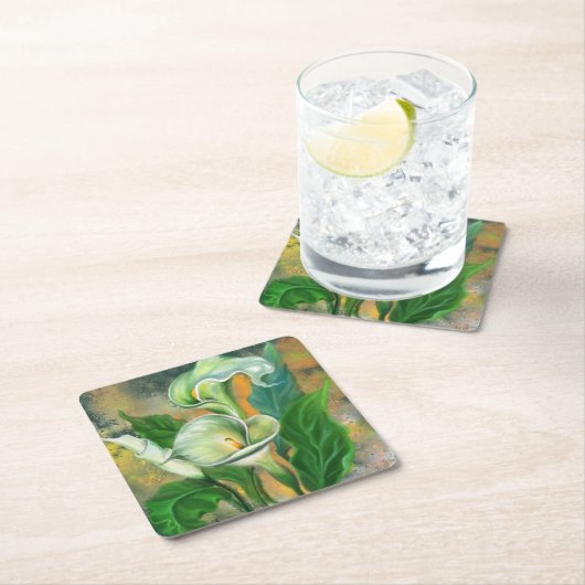 Calla Lilies Paper Untersetzer (Vor Ort)