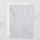 Calla lilies Raum für Hochzeit mit Text Einladung (Rückseite)