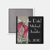 Calla Lilies Save the Date Magnet (Vorderseite/Rückseite)
