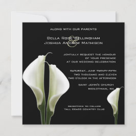 Calla Lilies Wedding Einladung