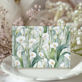 Calla Lilies Wedding Information Card Begleitkarte