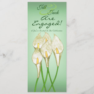 Calla Lilies (weiß) Einladung