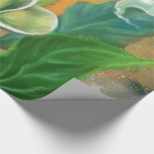 Calla Lilies Wrapping Paper Geschenkpapier (Ecke)