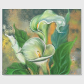 Calla Lilies Wrapping Paper Geschenkpapier (Flach)