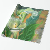 Calla Lilies Wrapping Paper Geschenkpapier (Ungerollt)