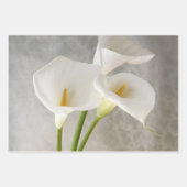 Calla lilies Wrapping Paper Set 3 Geschenkpapier Set (Vorderseite 3)