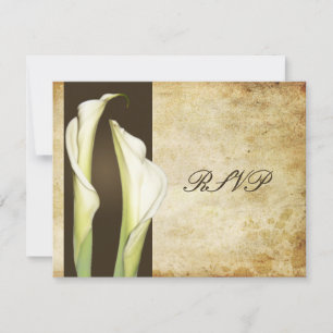 Calla Lillies GROßE RSVP für 5x7 Einladungen