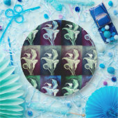 Calla Lilly - Bohemisches Muster Pappteller (Party)