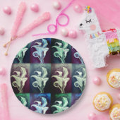 Calla Lilly - Bohemisches Muster Pappteller (Party)