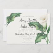 Calla Lilly Einladung (Vorderseite)