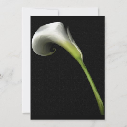 Calla Lilly Einladungen (fügen Sie Ihren eigenen T (Vorderseite)