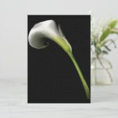 Calla Lilly Einladungen (fügen Sie Ihren eigenen T (Stehend Vorderseite)