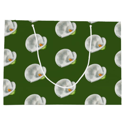Calla Lilly Große Geschenktüte (Rückseite)