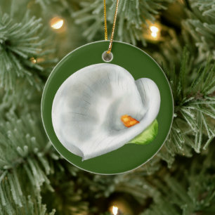 Calla Lilly Keramik Ornament
