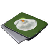 Calla Lilly Laptopschutzhülle (Vorne Knopf)