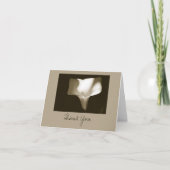 Calla Lilly Malerei - danke (Vorderseite)