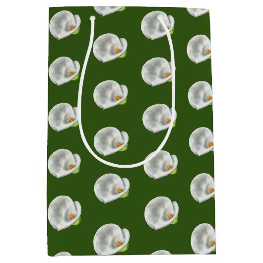 Calla Lilly Mittlere Geschenktüte (Vorderseite)