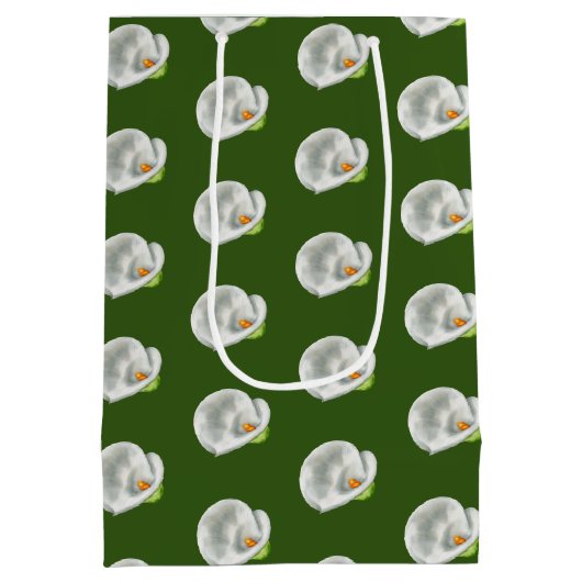 Calla Lilly Mittlere Geschenktüte (Rückseite)