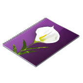Calla Lilly Notizblock (Linke Seite)