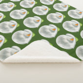 Calla Lilly Pattern Sherpadecke (3/4)
