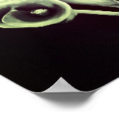 Calla Lilly - Retro-Muster Poster (Ecke)