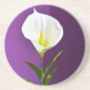 Calla Lilly Sandstein Untersetzer