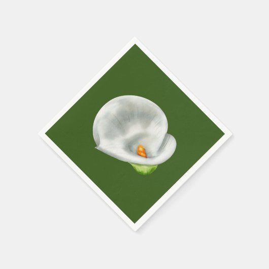 Calla Lilly Serviette (Ecke)