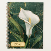 Calla Lily 20XX Classic Spiralplaner Digitale Kuns Planer (Vorderseite)