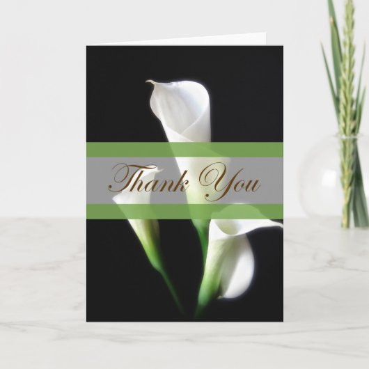 Calla Lily 3 Danke (Vorderseite)