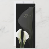 Calla Lily Ankündigung Datum freihalten (Rückseite)