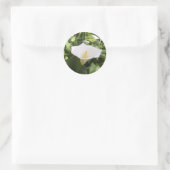Calla-Lily-Aufkleber Runder Aufkleber (Tasche)